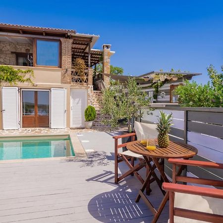Villa Tramonto With Private Heated Pool, By Zantewize Volímai Exterior foto