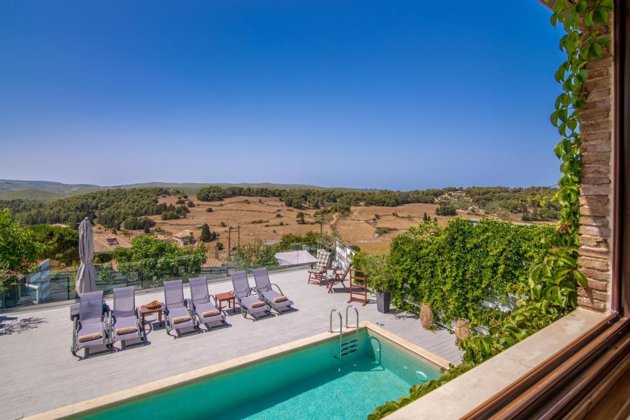 Villa Tramonto With Private Heated Pool, By Zantewize Volímai Exterior foto